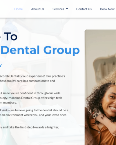 Macomb Dental Group Website Design and Development